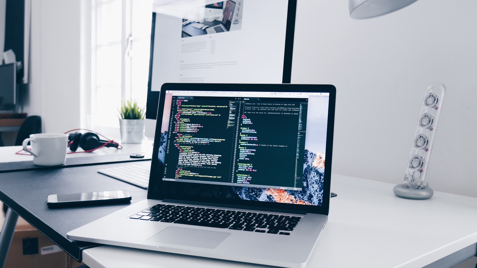 Web制作の設計画面