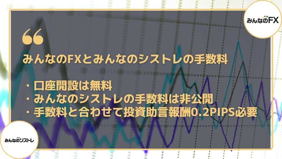 みんなのFXとみんなのシストレは手数料に違いはある？